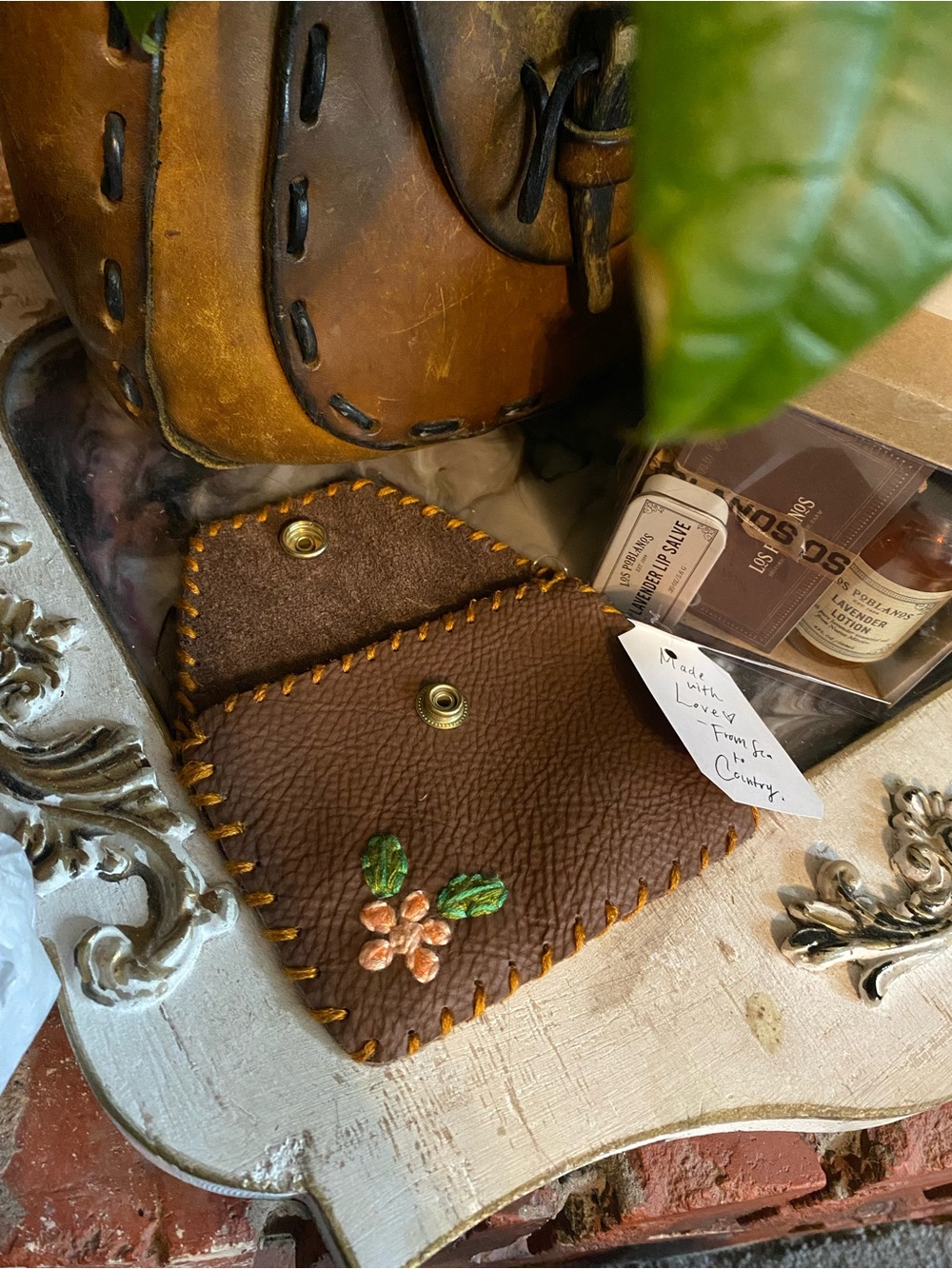 Embroidered Wallet